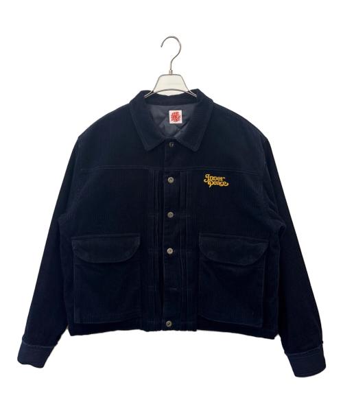 THE INNER PEACE（インナーピース）THE INNER PEACE (インナーピース) THE INNER PEACE　コーデュロイジャケット ネイビー サイズ:Lの古着・服飾アイテム