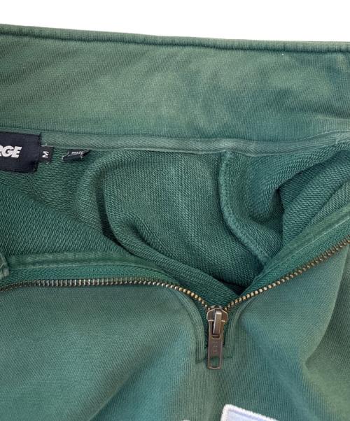 X-LARGE（エクストララージ）X-LARGE (エクストララージ) X-LARGE　ハーフジップスウェット グリーン サイズ:Mの古着・服飾アイテム