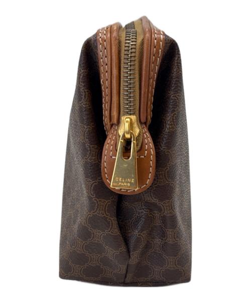 CELINE（セリーヌ）CELINE (セリーヌ) CELINE　マカダム　セカンドバッグ ブラウンの古着・服飾アイテム