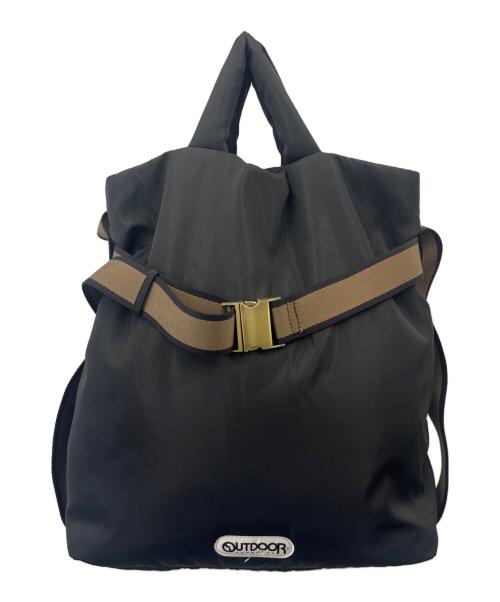 OUTDOOR（アウトドア）OUTDOOR (アウトドア) SALON adam et rope' (サロンアダムエロペ) OUTDOOR × SALON adam et rope'  2WAYトートバッグ ブラックの古着・服飾アイテム