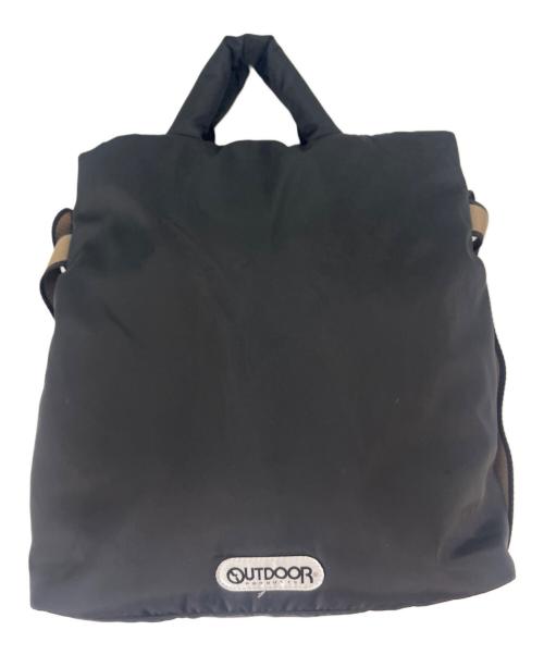 OUTDOOR（アウトドア）OUTDOOR (アウトドア) SALON adam et rope' (サロンアダムエロペ) OUTDOOR × SALON adam et rope'  2WAYトートバッグ ブラックの古着・服飾アイテム
