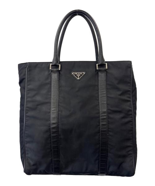 PRADA（プラダ）PRADA (プラダ) PRADA　VIAGGIO　トートバッグ ブラックの古着・服飾アイテム