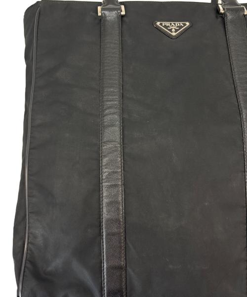 PRADA（プラダ）PRADA (プラダ) PRADA　VIAGGIO　トートバッグ ブラックの古着・服飾アイテム