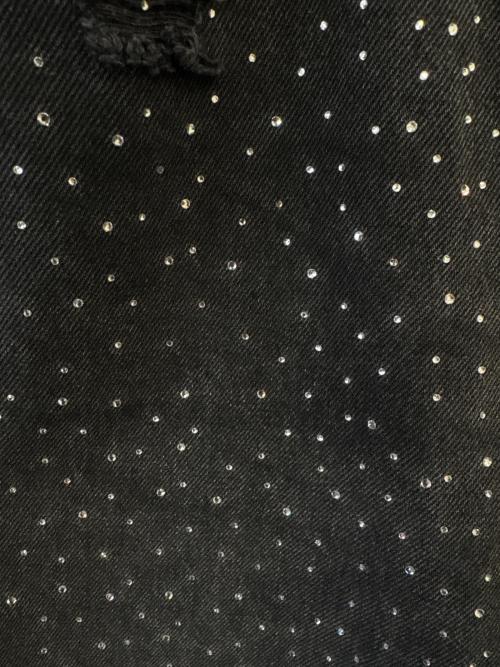 BREATH（ブレス）BREATH (ブレス) BREATH　ダメージ加工デニムパンツ ブラック サイズ:Ｌの古着・服飾アイテム