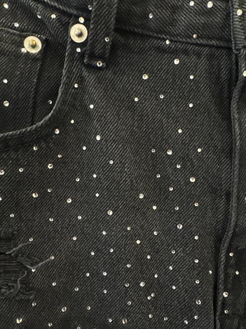 BREATH（ブレス）BREATH (ブレス) BREATH　ダメージ加工デニムパンツ ブラック サイズ:Ｌの古着・服飾アイテム