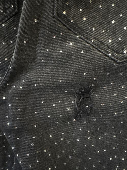 BREATH（ブレス）BREATH (ブレス) BREATH　ダメージ加工デニムパンツ ブラック サイズ:Ｌの古着・服飾アイテム