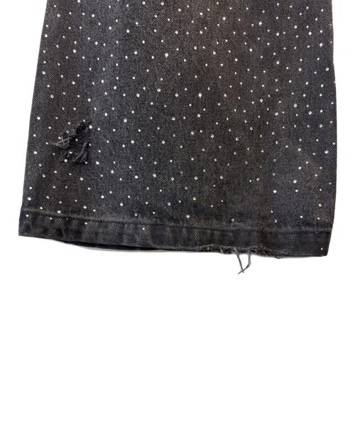 BREATH（ブレス）BREATH (ブレス) BREATH　ダメージ加工デニムパンツ ブラック サイズ:Ｌの古着・服飾アイテム