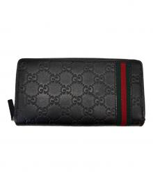 GUCCI（グッチ）の古着「GUCCI　グッチシマ　長財布」｜ブラック
