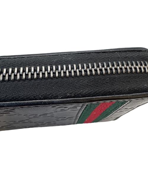 GUCCI（グッチ）GUCCI (グッチ) GUCCI　グッチシマ　長財布 ブラックの古着・服飾アイテム