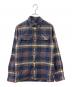 Patagonia（パタゴニア）の古着「Patagonia　フランネル シャツ　長袖シャツ」｜ネイビー