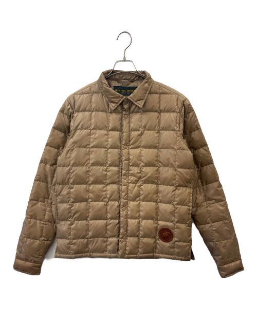 HUNTING WORLD（ハンティングワールド）HUNTING WORLD (ハンティングワールド) HUNTING WORLD　ダウンジャケット ブラウン サイズ:48の古着・服飾アイテム