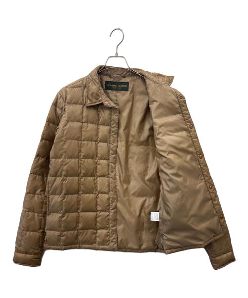 HUNTING WORLD（ハンティングワールド）HUNTING WORLD (ハンティングワールド) HUNTING WORLD　ダウンジャケット ブラウン サイズ:48の古着・服飾アイテム