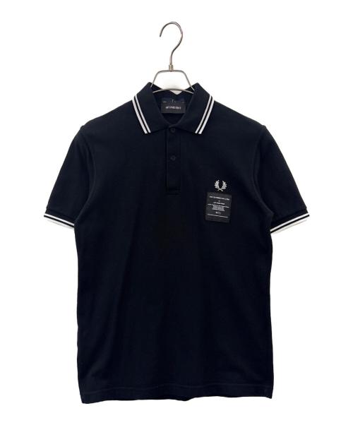 FRED PERRY（フレッドペリー）FRED PERRY (フレッドペリー) ART COMES FIRST (アートカムズファースト) FRED PERRY　ART COMES FIRST　ポロシャツ ブラック サイズ:36の古着・服飾アイテム