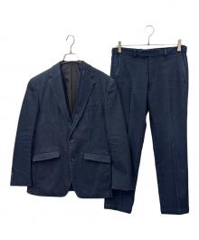 KAIHARA DENIM×SUIT SELECT（カイハラ デニム×スーツセレクト）の古着「KAIHARA DENIM 　3ピースセットアップスーツ」｜インディゴ