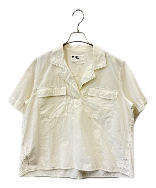 MHL（マーガレットハウエル）MHL (マーガレットハウエル) MHL　半袖シャツ ホワイト サイズ:Ⅱの古着・服飾アイテム