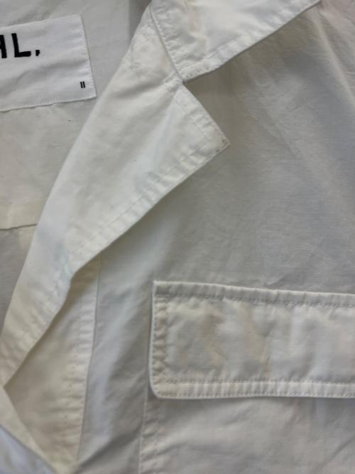 MHL（マーガレットハウエル）MHL (マーガレットハウエル) MHL　半袖シャツ ホワイト サイズ:Ⅱの古着・服飾アイテム