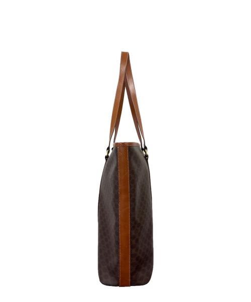 CELINE（セリーヌ）CELINE (セリーヌ) CELINE　マカダム　トートバッグ ブラウンの古着・服飾アイテム