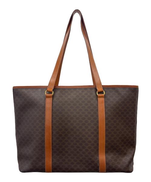 CELINE（セリーヌ）CELINE (セリーヌ) CELINE　マカダム　トートバッグ ブラウンの古着・服飾アイテム