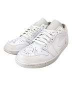 NIKEナイキ）の古着「NIKE　AIR JORDAN1　ローカットスニーカー」｜ホワイト