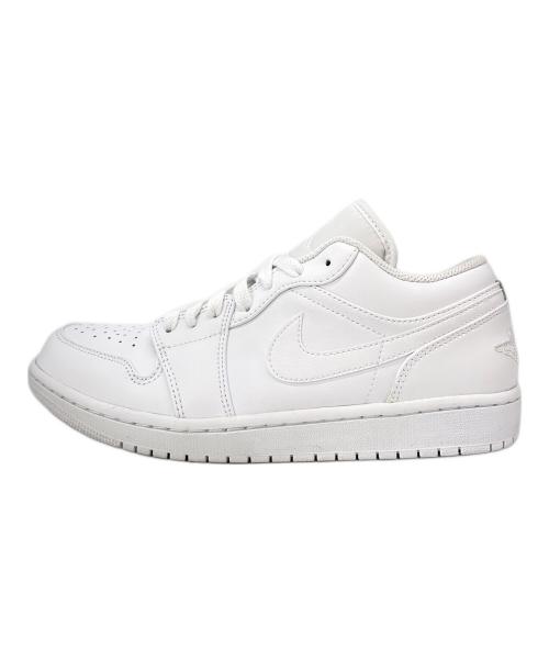 NIKE（ナイキ）NIKE (ナイキ) NIKE　AIR JORDAN1　ローカットスニーカー ホワイト サイズ:27の古着・服飾アイテム