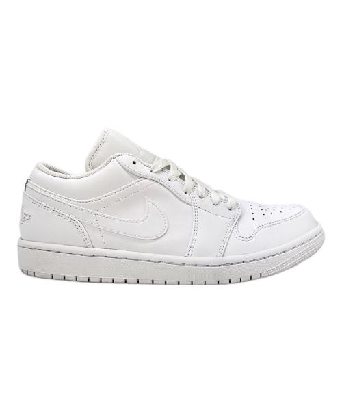 NIKE（ナイキ）NIKE (ナイキ) NIKE　AIR JORDAN1　ローカットスニーカー ホワイト サイズ:27の古着・服飾アイテム