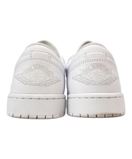 NIKE（ナイキ）NIKE (ナイキ) NIKE　AIR JORDAN1　ローカットスニーカー ホワイト サイズ:27の古着・服飾アイテム
