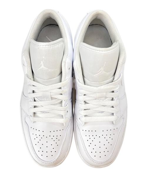 NIKE（ナイキ）NIKE (ナイキ) NIKE　AIR JORDAN1　ローカットスニーカー ホワイト サイズ:27の古着・服飾アイテム