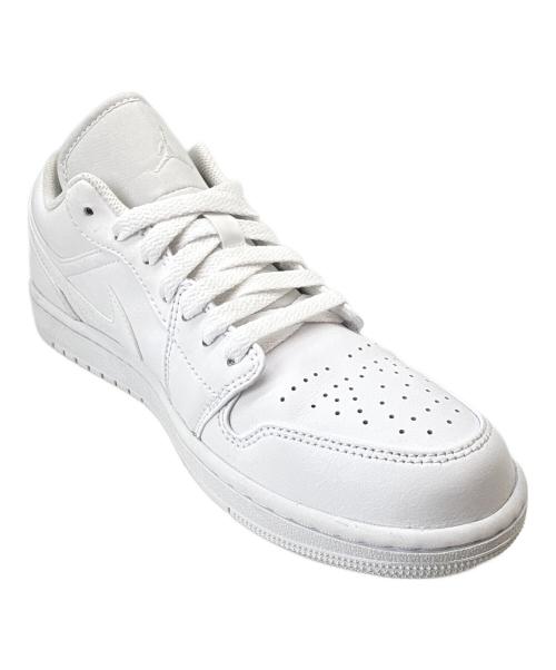 NIKE（ナイキ）NIKE (ナイキ) NIKE　AIR JORDAN1　ローカットスニーカー ホワイト サイズ:27の古着・服飾アイテム