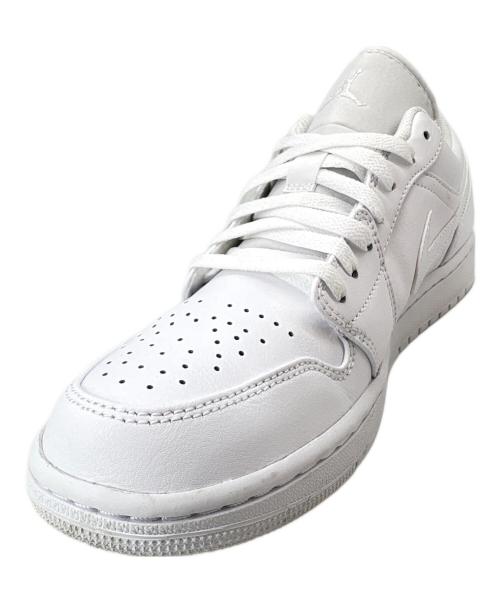 NIKE（ナイキ）NIKE (ナイキ) NIKE　AIR JORDAN1　ローカットスニーカー ホワイト サイズ:27の古着・服飾アイテム