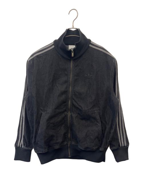 adidas（アディダス）adidas (アディダス) adidas  デニム ファイヤーバード トラックトップ ブラック サイズ:J XLの古着・服飾アイテム