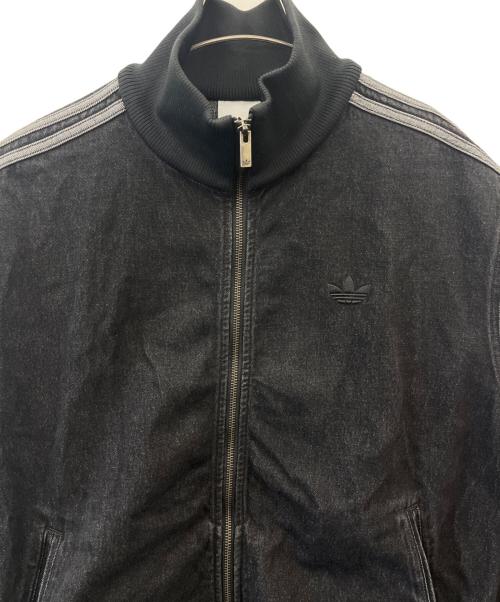 adidas（アディダス）adidas (アディダス) adidas  デニム ファイヤーバード トラックトップ ブラック サイズ:J XLの古着・服飾アイテム