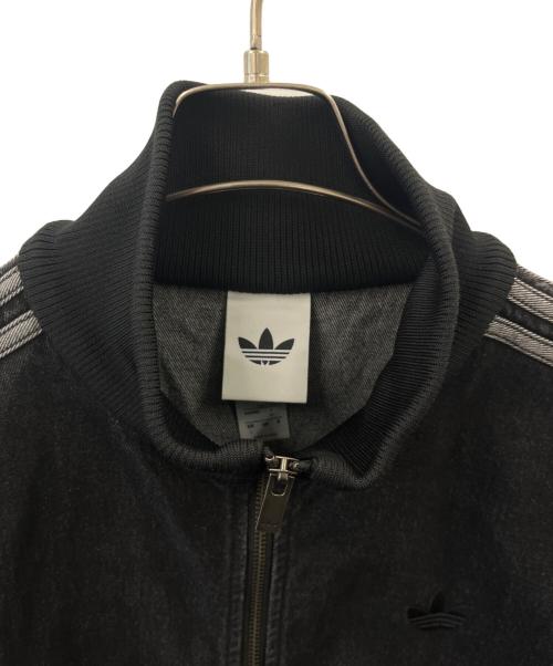 adidas（アディダス）adidas (アディダス) adidas  デニム ファイヤーバード トラックトップ ブラック サイズ:J XLの古着・服飾アイテム