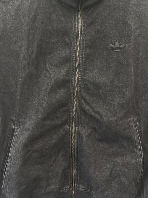 adidas（アディダス）adidas (アディダス) adidas  デニム ファイヤーバード トラックトップ ブラック サイズ:J XLの古着・服飾アイテム