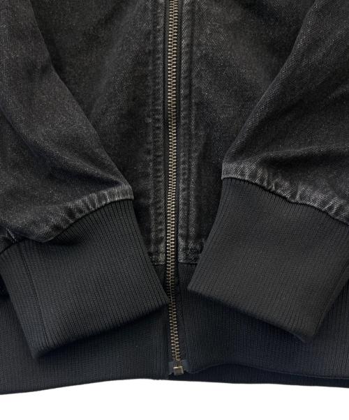 adidas（アディダス）adidas (アディダス) adidas  デニム ファイヤーバード トラックトップ ブラック サイズ:J XLの古着・服飾アイテム