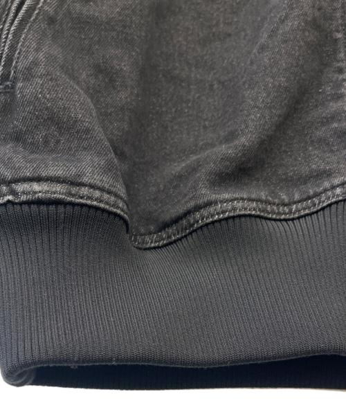 adidas（アディダス）adidas (アディダス) adidas  デニム ファイヤーバード トラックトップ ブラック サイズ:J XLの古着・服飾アイテム
