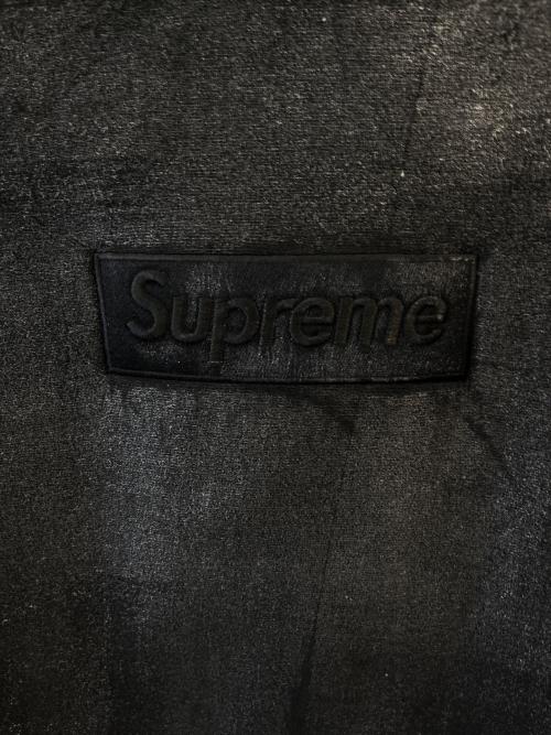 SUPREME（シュプリーム）Supreme MM6 Maison Margiela (エムエムシックスメゾンマルジェラ) Supreme × MM6 Maison Margiela  Foil Box Logo Hooded Sweatshirt ブラック サイズ:Sの古着・服飾アイテム