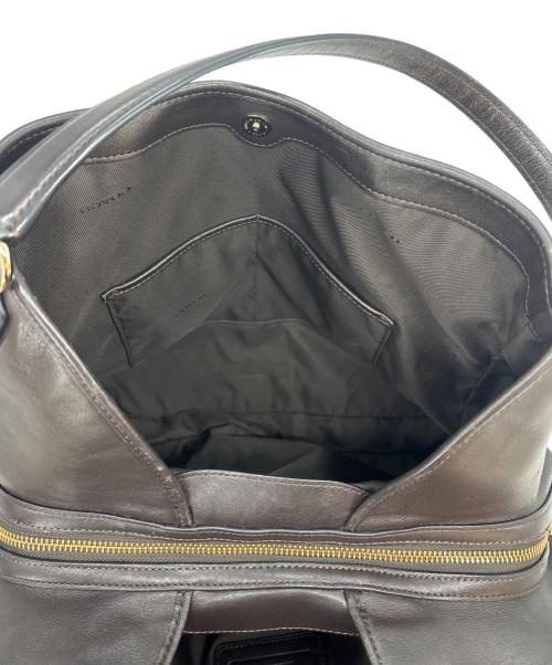 COACH（コーチ）COACH (コーチ) COACH　シグネチャー　ハンドバッグ ベージュ×ブラウンの古着・服飾アイテム