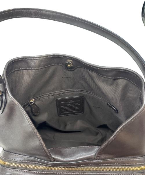 COACH（コーチ）COACH (コーチ) COACH　シグネチャー　ハンドバッグ ベージュ×ブラウンの古着・服飾アイテム