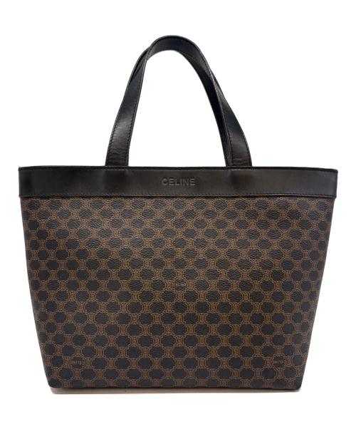 CELINE（セリーヌ）CELINE (セリーヌ) CELINE　マカダム　ハンドバッグ ブラックの古着・服飾アイテム