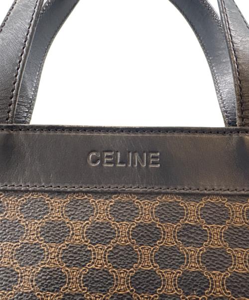 CELINE（セリーヌ）CELINE (セリーヌ) CELINE　マカダム　ハンドバッグ ブラックの古着・服飾アイテム