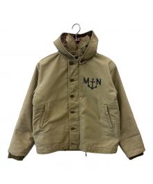COULANGE MAYENNE（クランジェマイエンヌ）の古着「COULANGE MAYENNE　Ｎ-1デッキジャケット」｜カーキ