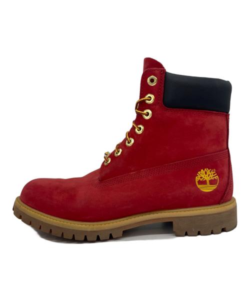 Timberland（ティンバーランド）Timberland (ティンバーランド) Timberland  6インチプレミアムブーツ レッド サイズ:10Wの古着・服飾アイテム