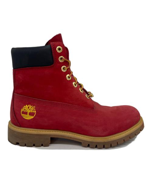 Timberland（ティンバーランド）Timberland (ティンバーランド) Timberland  6インチプレミアムブーツ レッド サイズ:10Wの古着・服飾アイテム