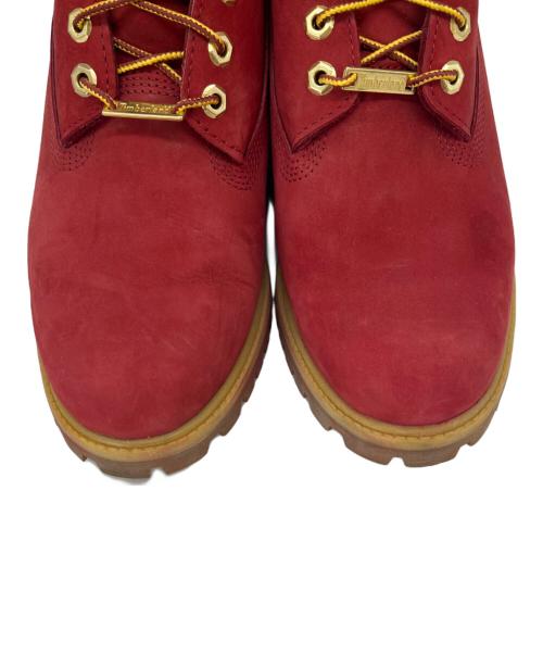 Timberland（ティンバーランド）Timberland (ティンバーランド) Timberland  6インチプレミアムブーツ レッド サイズ:10Wの古着・服飾アイテム