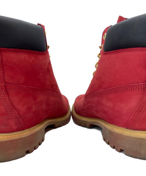 Timberland（ティンバーランド）Timberland (ティンバーランド) Timberland  6インチプレミアムブーツ レッド サイズ:10Wの古着・服飾アイテム
