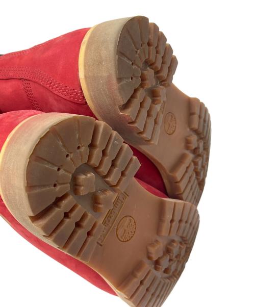 Timberland（ティンバーランド）Timberland (ティンバーランド) Timberland  6インチプレミアムブーツ レッド サイズ:10Wの古着・服飾アイテム
