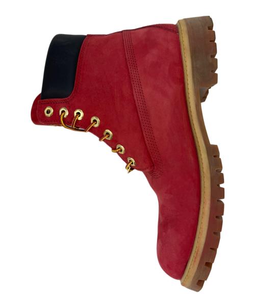 Timberland（ティンバーランド）Timberland (ティンバーランド) Timberland  6インチプレミアムブーツ レッド サイズ:10Wの古着・服飾アイテム