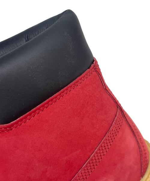 Timberland（ティンバーランド）Timberland (ティンバーランド) Timberland  6インチプレミアムブーツ レッド サイズ:10Wの古着・服飾アイテム