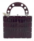 AERO CONCEPTエアロコンセプト）の古着「AERO CONCEPT　TICCO-CROCO　ジュラルミン　パーティバッグ」｜ブラウン