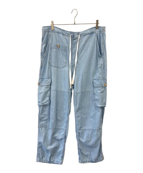 POLO RALPH LAUREN（ポロ・ラルフローレン）POLO RALPH LAUREN (ポロ・ラルフローレン) POLO RALPH LAUREN　カーゴパンツ スカイブルー サイズ:6の古着・服飾アイテム